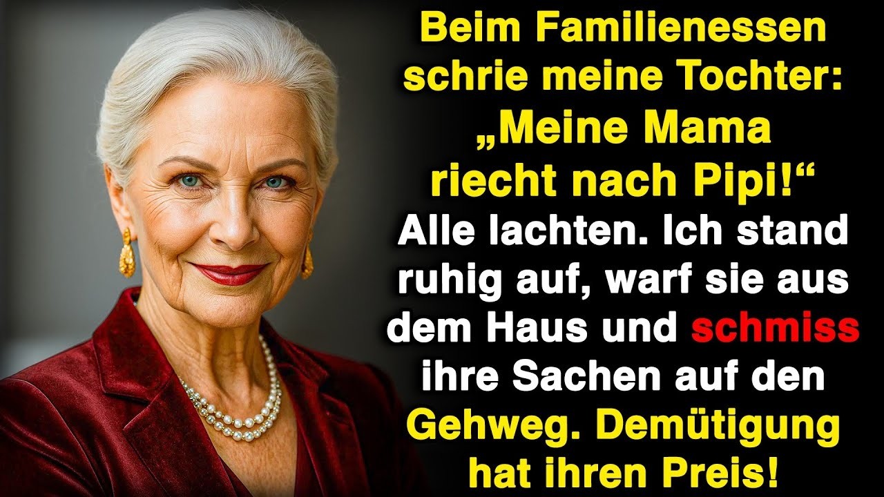 Beim Abendessen sagte meine Tochter: 