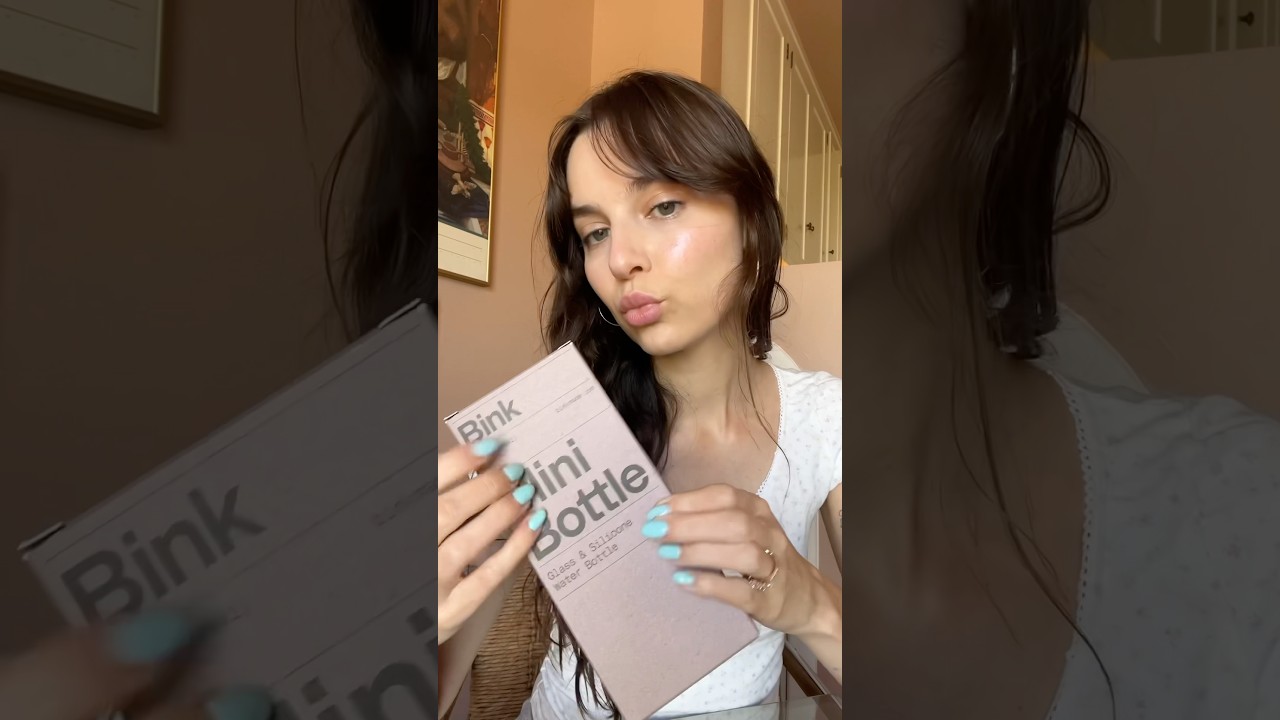 small water bottles forever!!! #waterbottle #unboxing #asmr #bink #binkmade