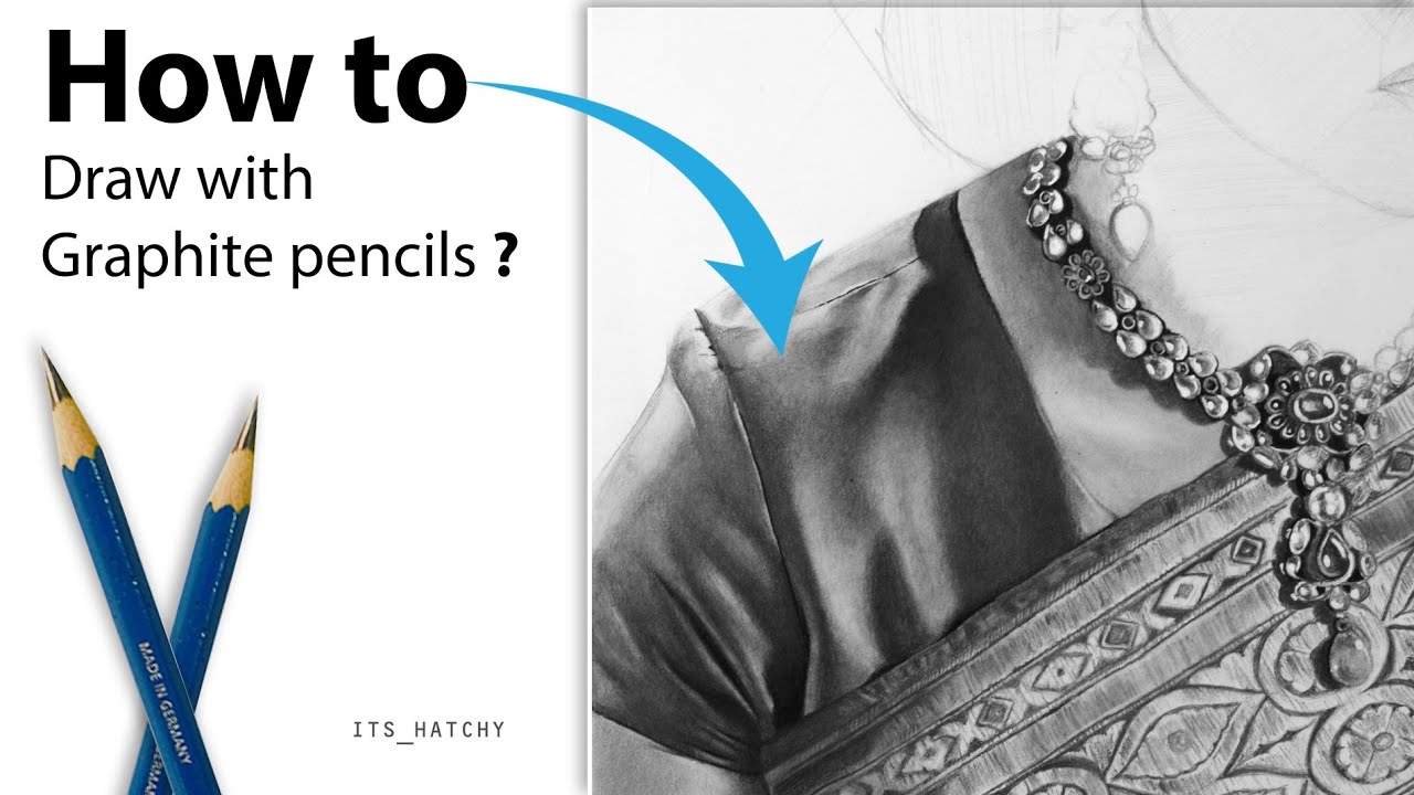 How to Draw Realistic Clothes texture || Silk Texture || It's Hatchy