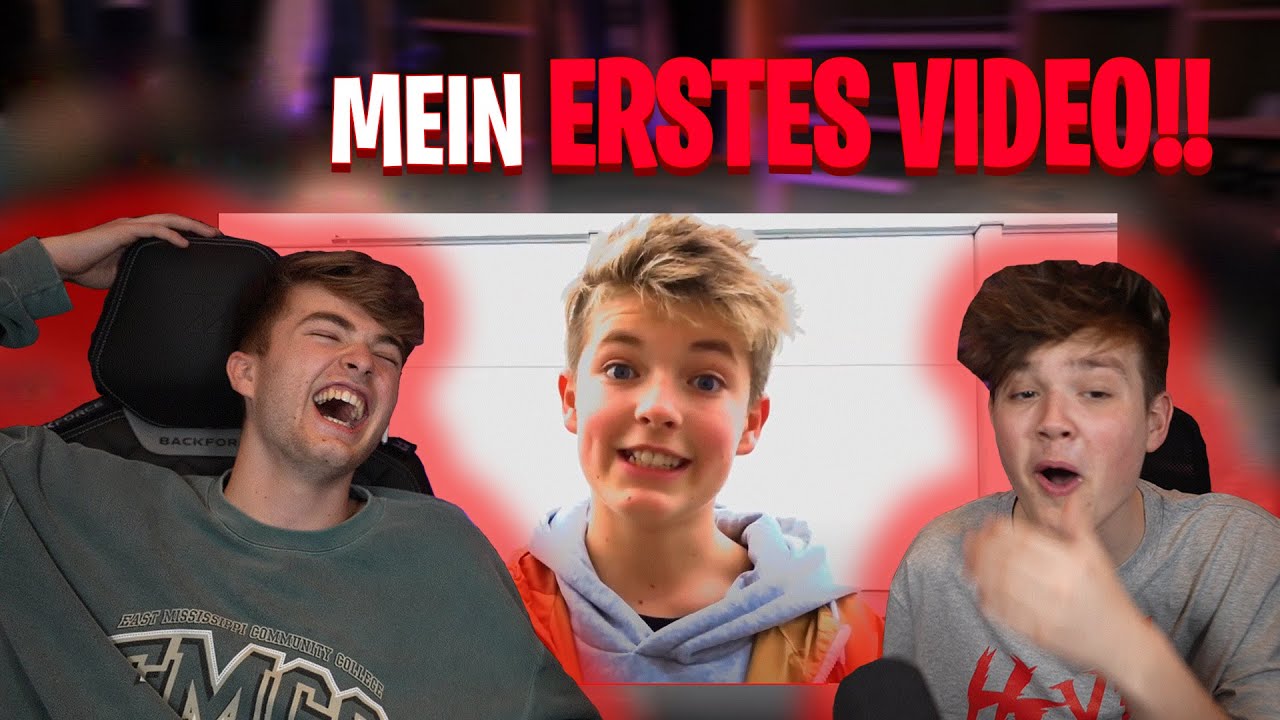Wir reagieren auf meine ERSTEN VIDEOS ! 😱| mit HeyMoritz (Mega Cringe)