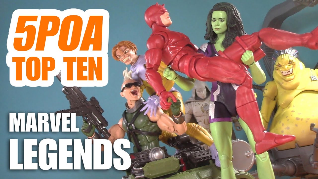 TOP 10 2022 MARVEL LEGENDS (Toad, Bonebreaker, Moon Knight, Mojo, and More!) Action Figure Review