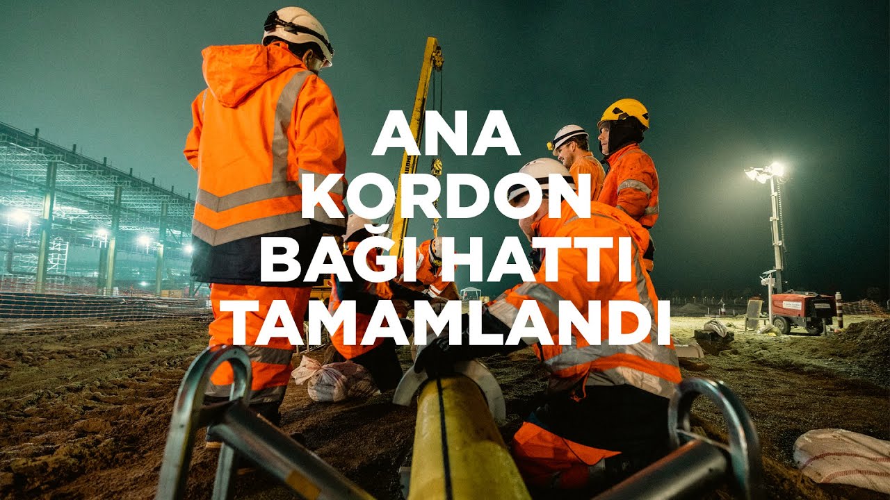Ana Kordon Bağı Hattı Tamamlandı