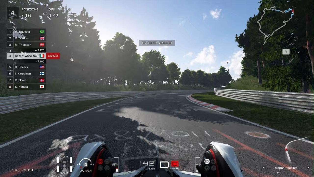 GTsport chaparral2x  monomarcia volanteg29 (prototipo agli impulsi laser)