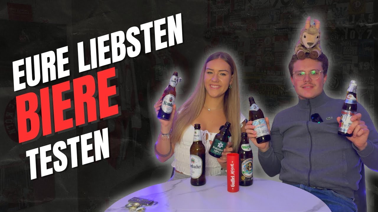 Wir testen EURE TOP 5 Bier Sorten 😍🍺