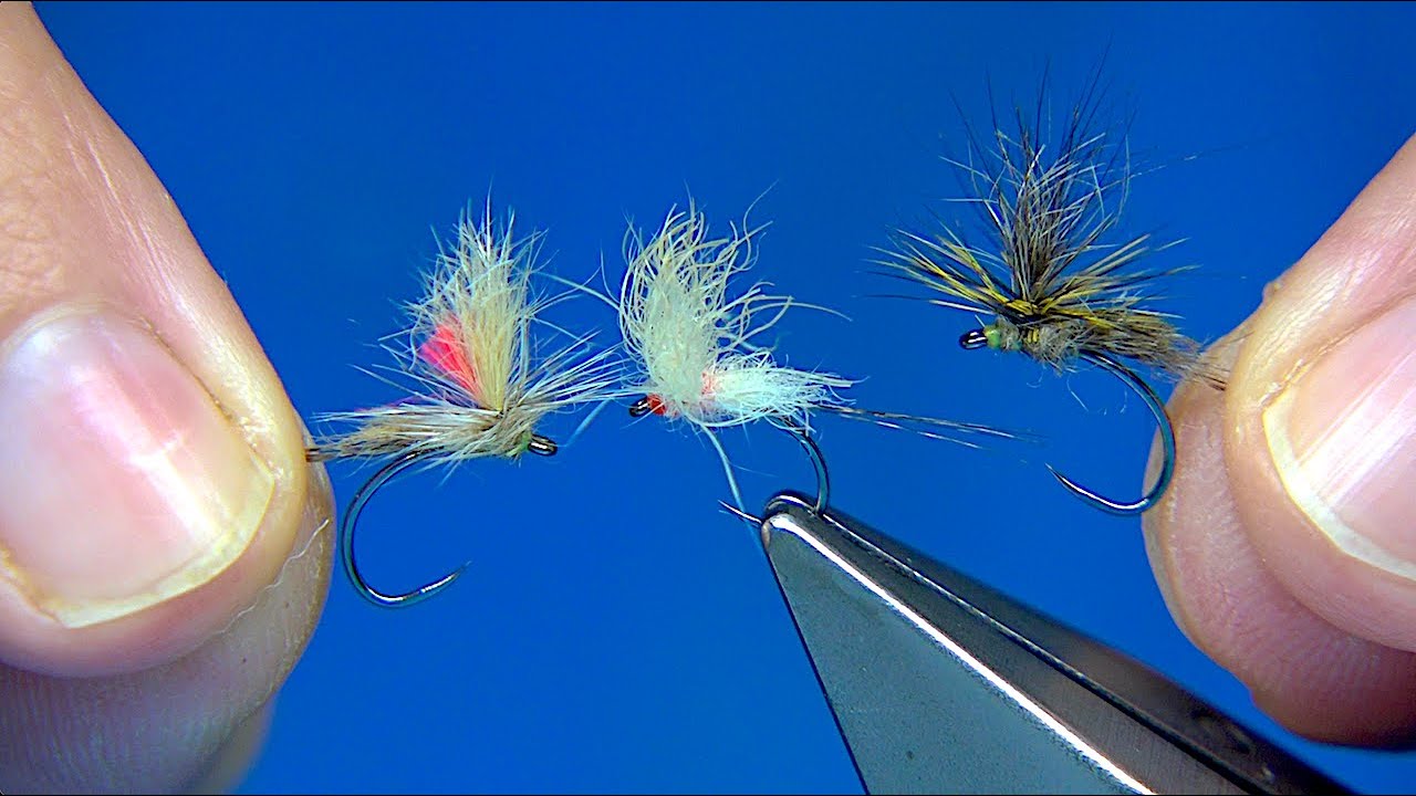 Using Possum and Snowshoe Rabbit to tye a Dynamite Harry Dry Flies