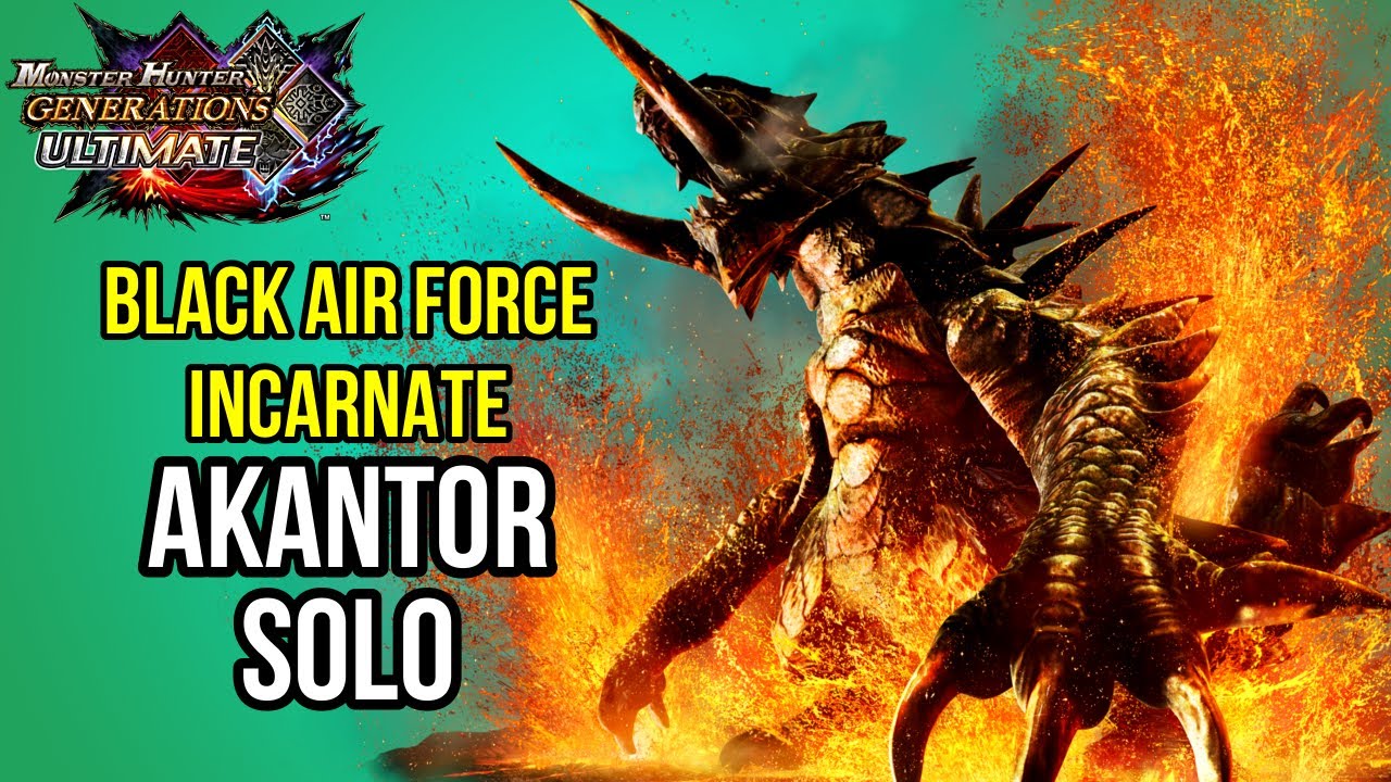 One Hunter Against The Burning Black God | MHGU G Rank Akantor SOLO