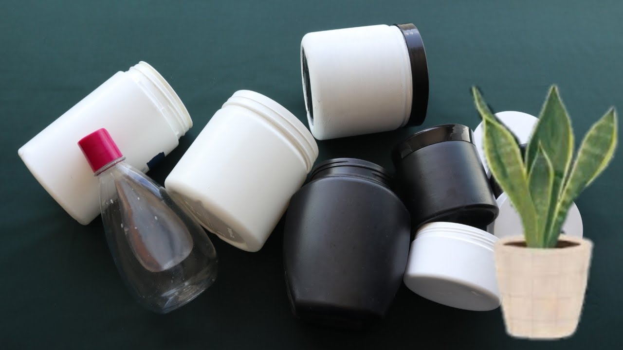 3 ideias lindas com potes plásticos artesanato decoração reciclagem