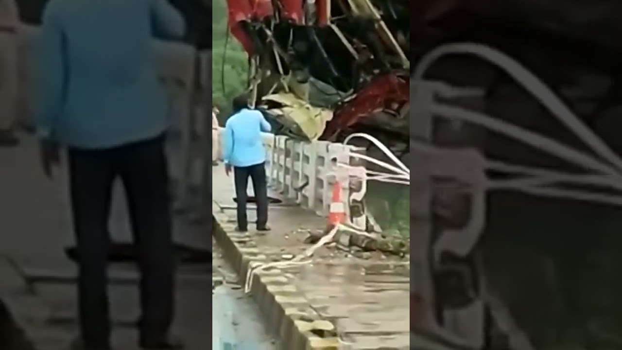 mp bus accident today live #shorts #madhyapradesh Dhar kalghat|| Pune Indore bus accident