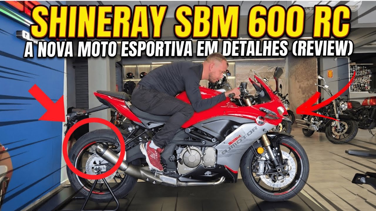 SBM 600 RC: A Nova Moto Esportiva em Detalhes (Review) #smb600rc #qjmotor600 #sbm450r