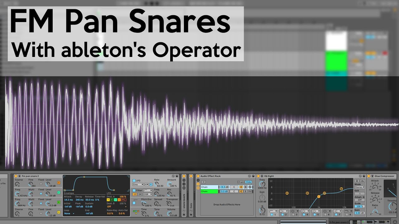 Making Pan Snares with Operator