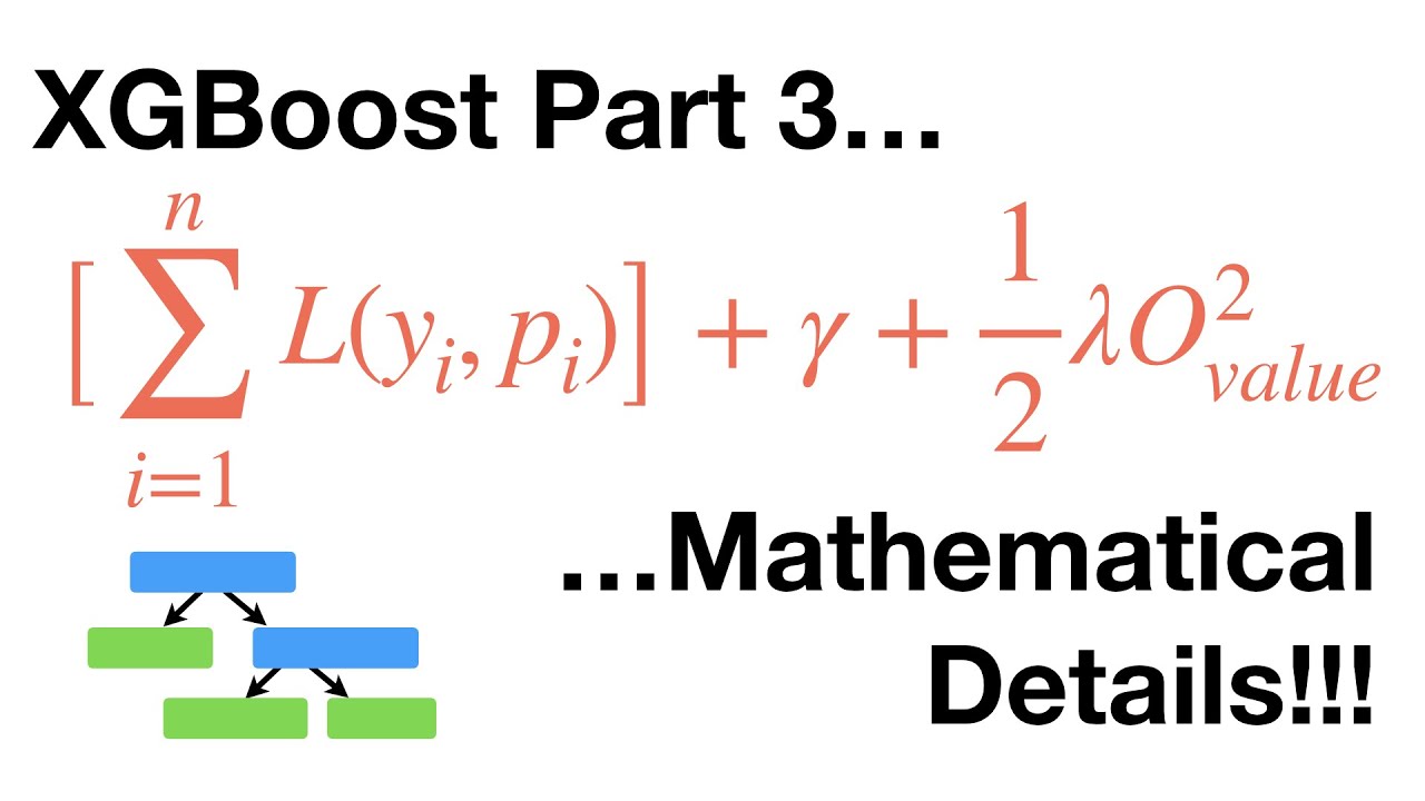 XGBoost Part 3 (of 4): Mathematical Details