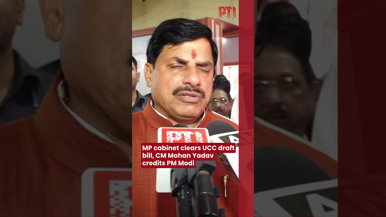 MP cabinet clears UCC draft bill, CM Mohan Yadav credits PM Modi