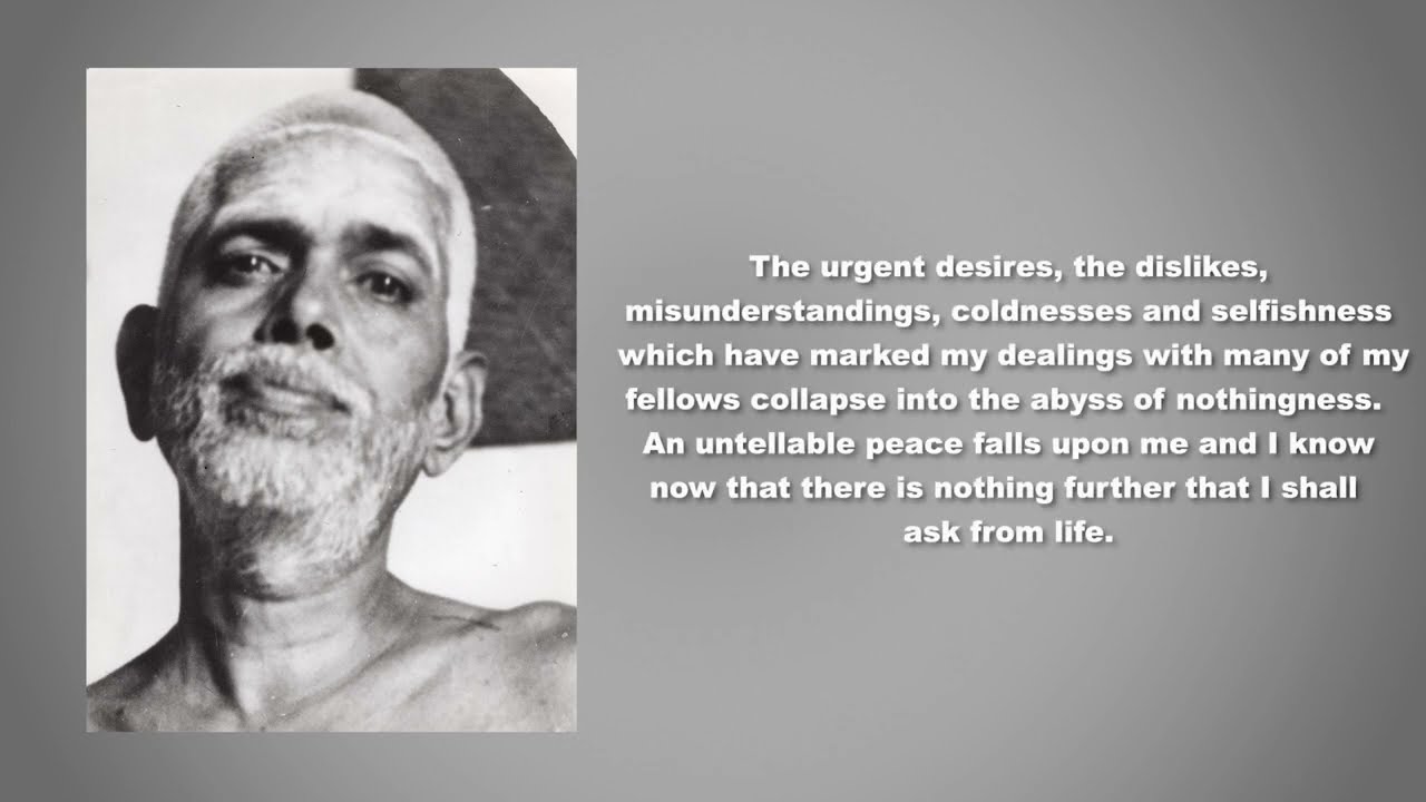 Paul Brunton's travels in India Part 2:   Ramana Maharshi