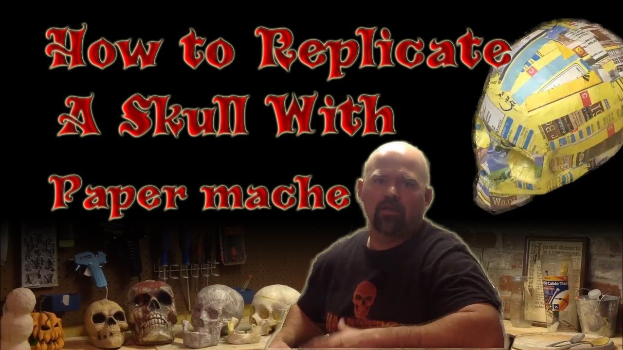 How to make a Halloween skull for less than $2.00
