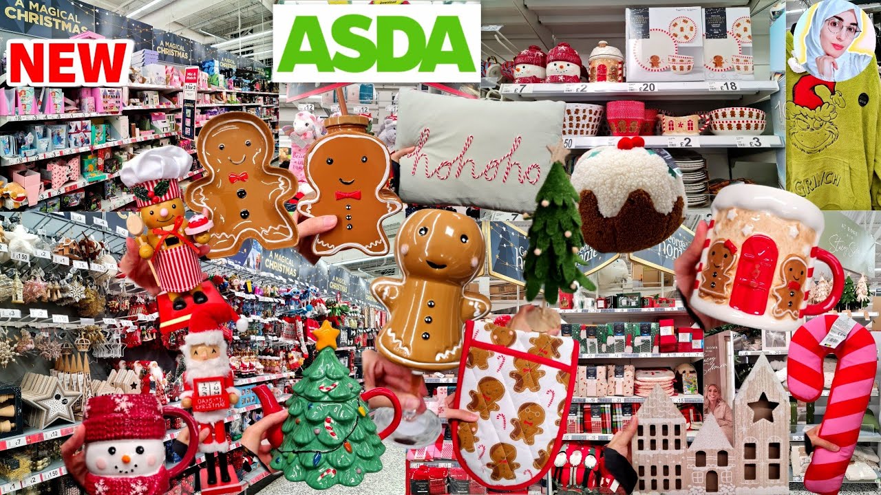 CUTE CHRISTMAS RANGE IN ASDA 😍✨️ Shop With Me 🎅🏻 ENTIRE STORE TOUR & PRICES 🤩 Gifts, Decor, Home 🎄