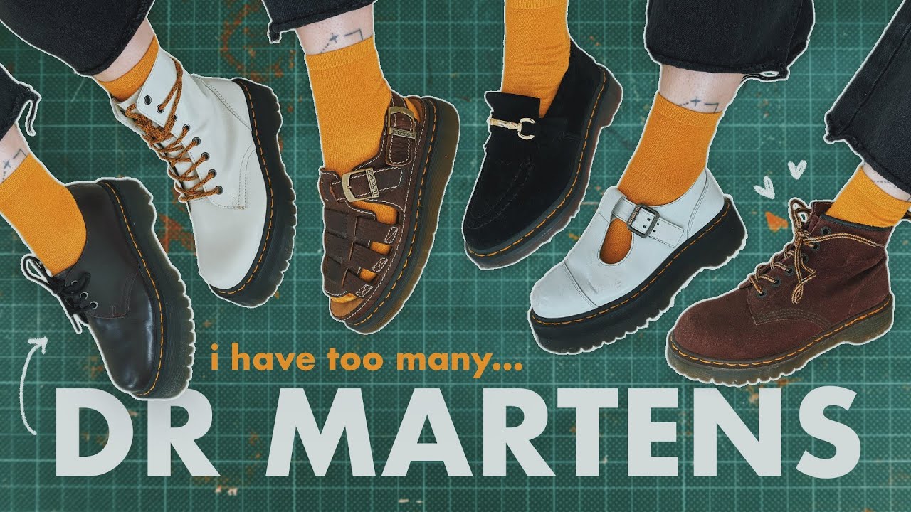 dr martens collection 2024 // 25+ pairs of docs