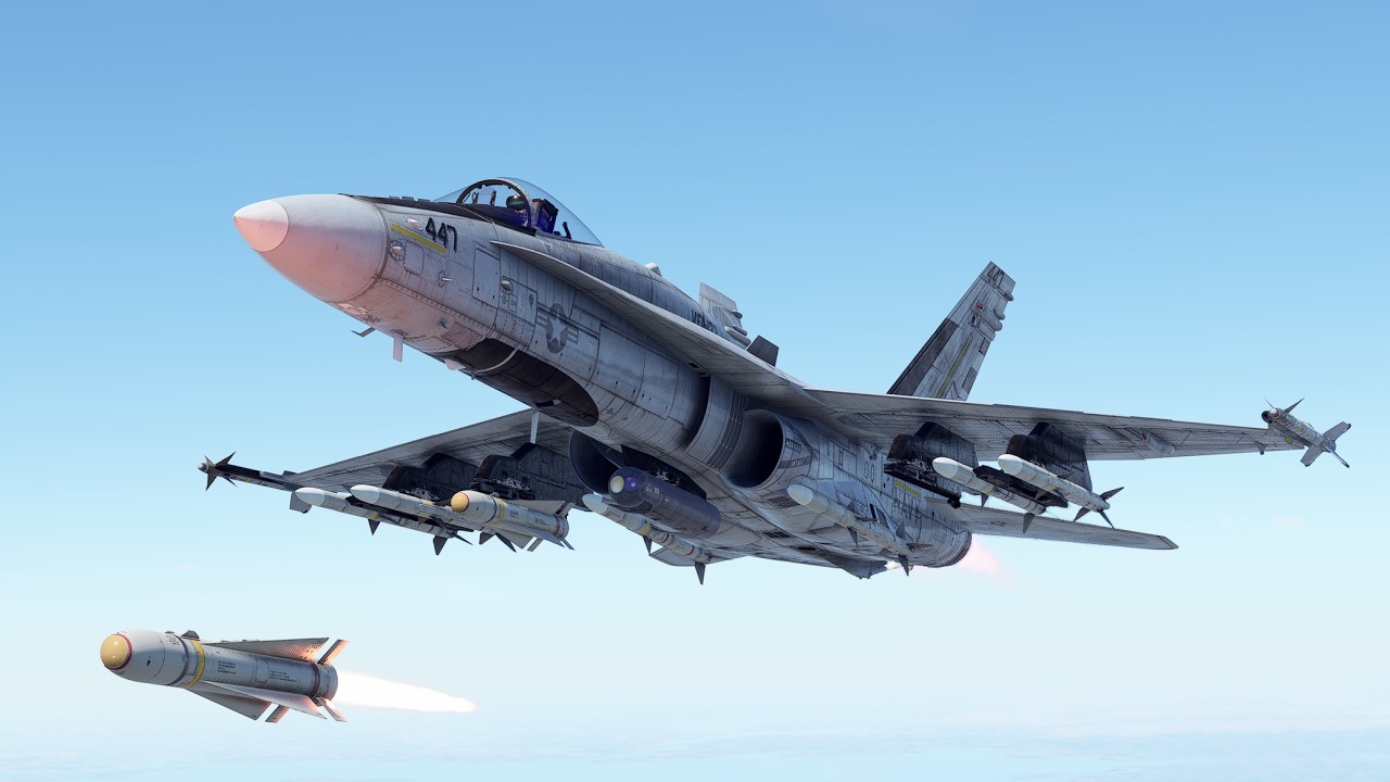 One Hornet vs The Russian Swarm! - F/A-18C Legacy Hornet Air Superiority & CAS in Sim Ground Battle!