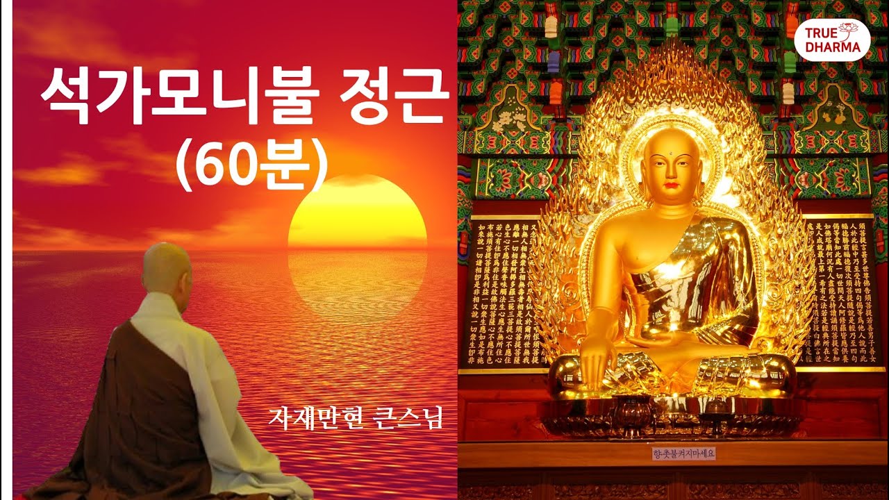 석가모니불 정근 60분 - 자재만현 큰스님