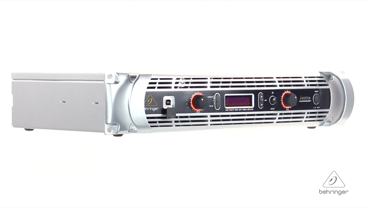 iNUKE NU6000DSP Ultra-Lightweight, High-Density 6000-Watt Power Amplifier