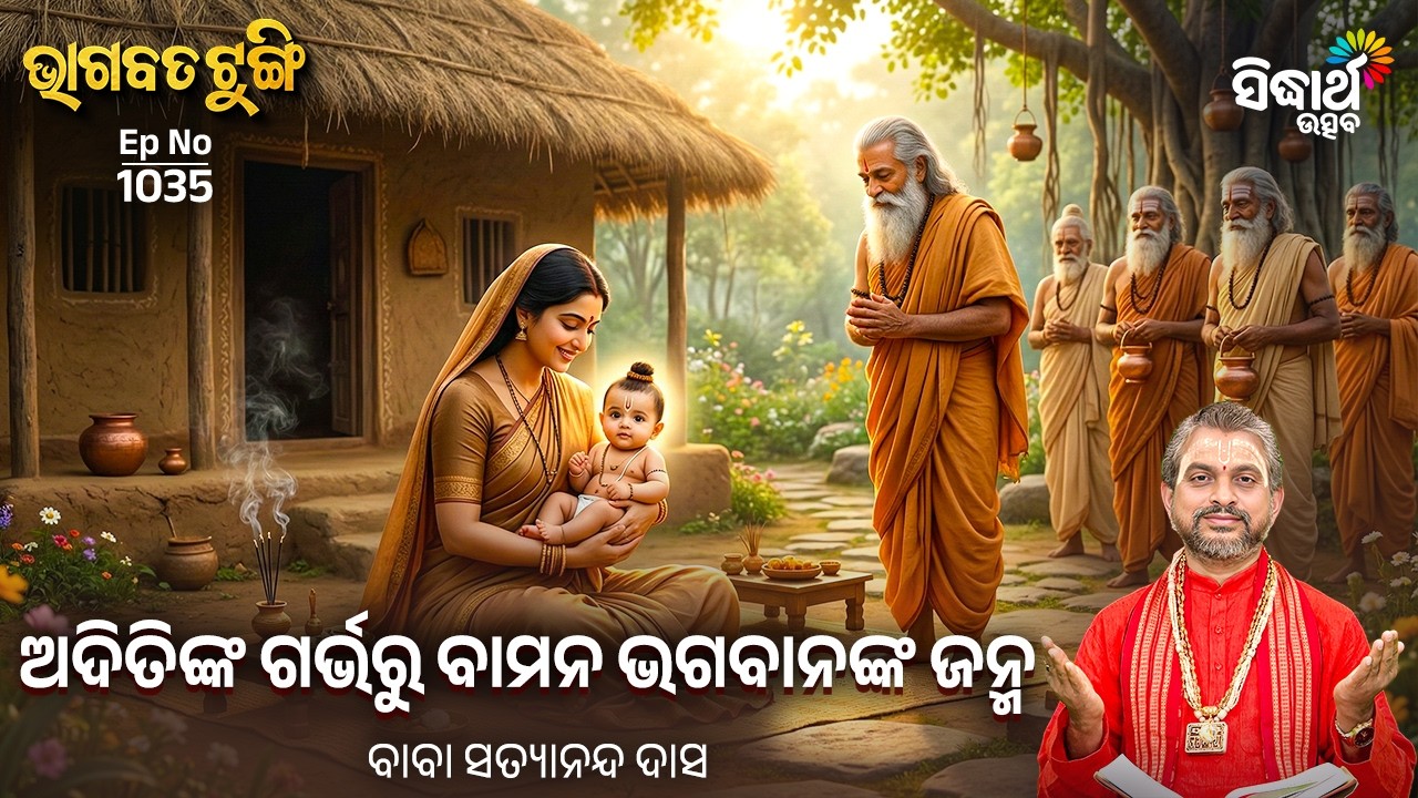 Bhagabata Tungi -EP 1035 | ବ୍ରହ୍ମା ଅଦିତିଙ୍କ ଗର୍ଭକୁ ସ୍ତୁତି କଲେ | Baba Satyananda Das | Sidharth Utsav