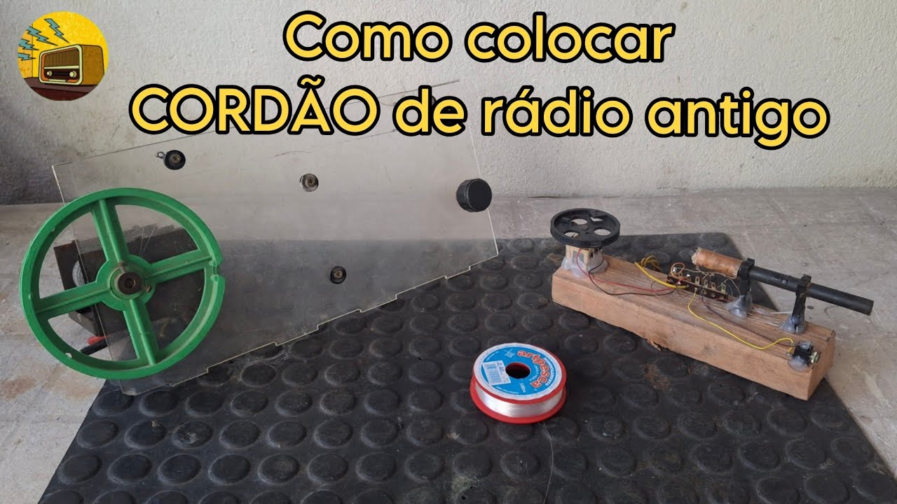 Simulador de Cordão de Rádio antigo. ⚠️ OBS IMPORTANTE: somente para amantes de rádiofrequência 