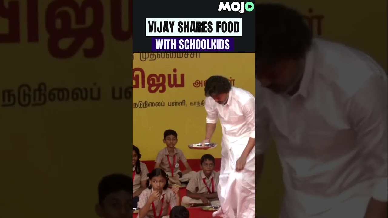 HEARTWARMING! Vijay Serves & Eats Breakfast With Schoolchildren #vijay #tvk #tamilnadu