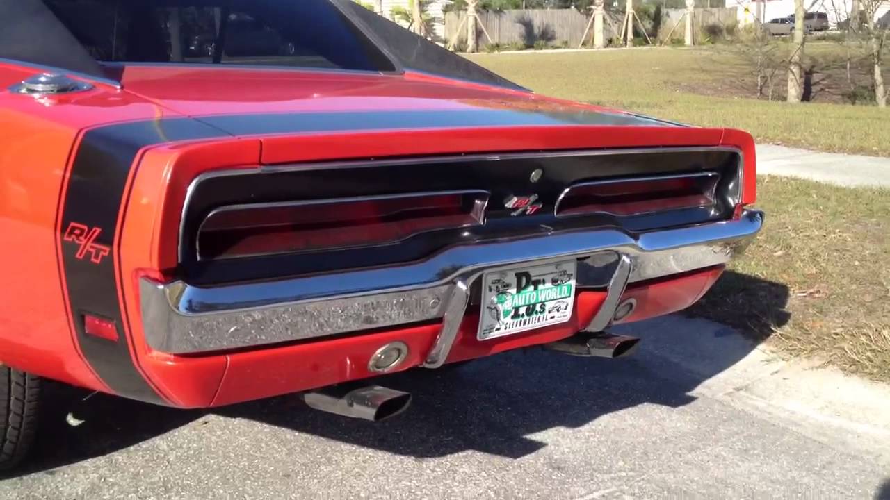1969 Red Dodge Charger R/T