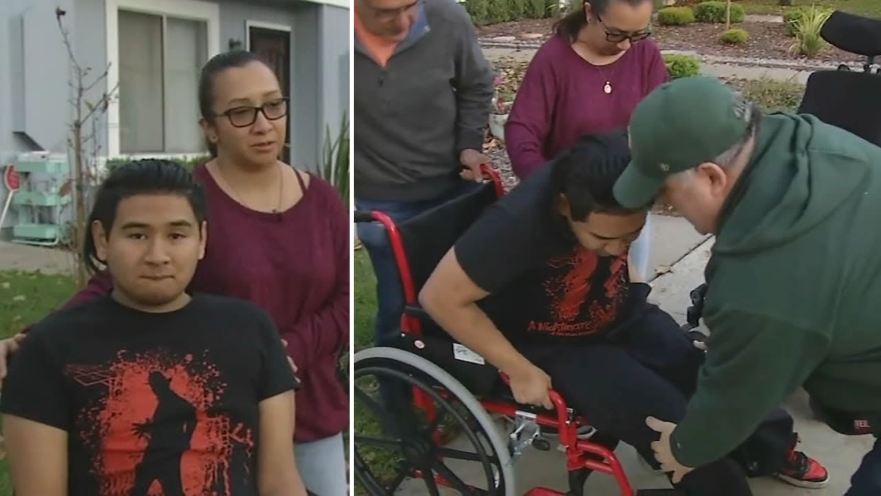 Break-in victim gifted brand new wheelchair from nonprofit