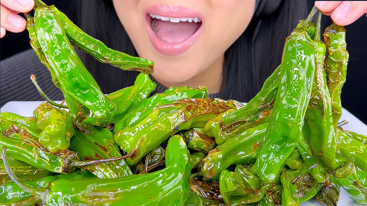 ASMR Shishito Peppers (Eating Sounds) ASMR Phan