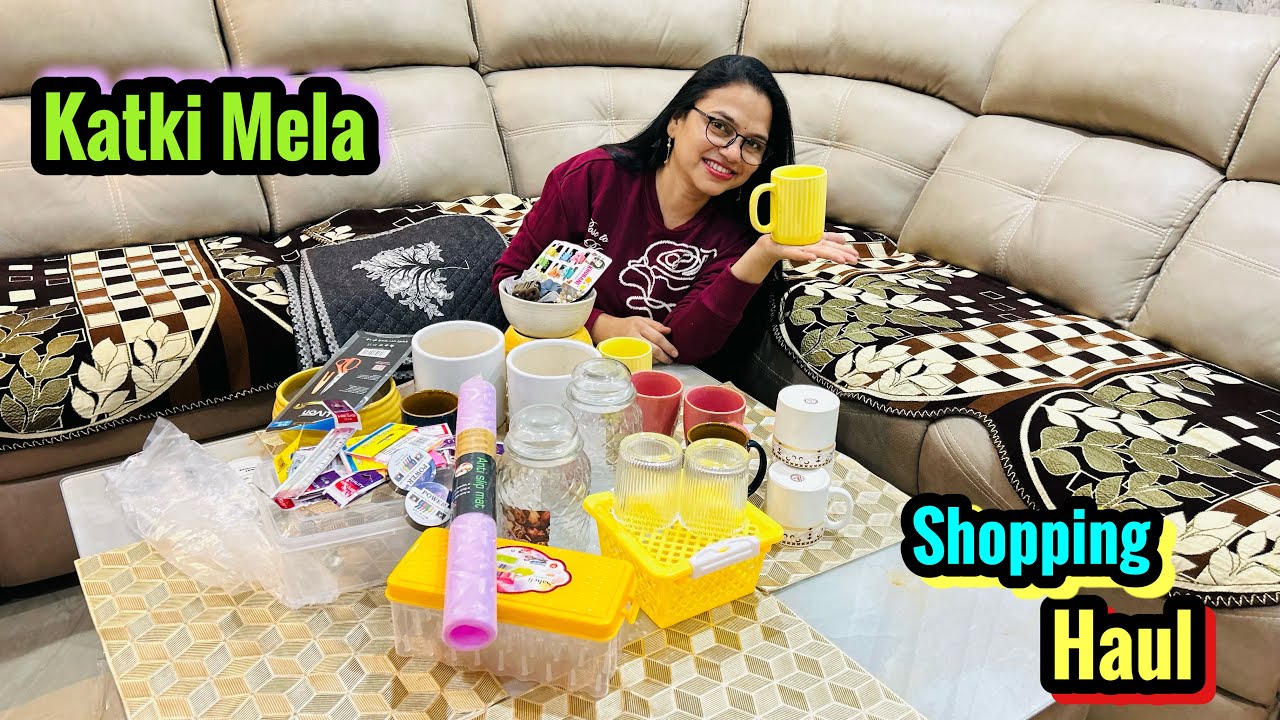 Katki Mela Shopping Vlogs | बुड़क्की मेला  Lucknow 2025   Crockery Mela
