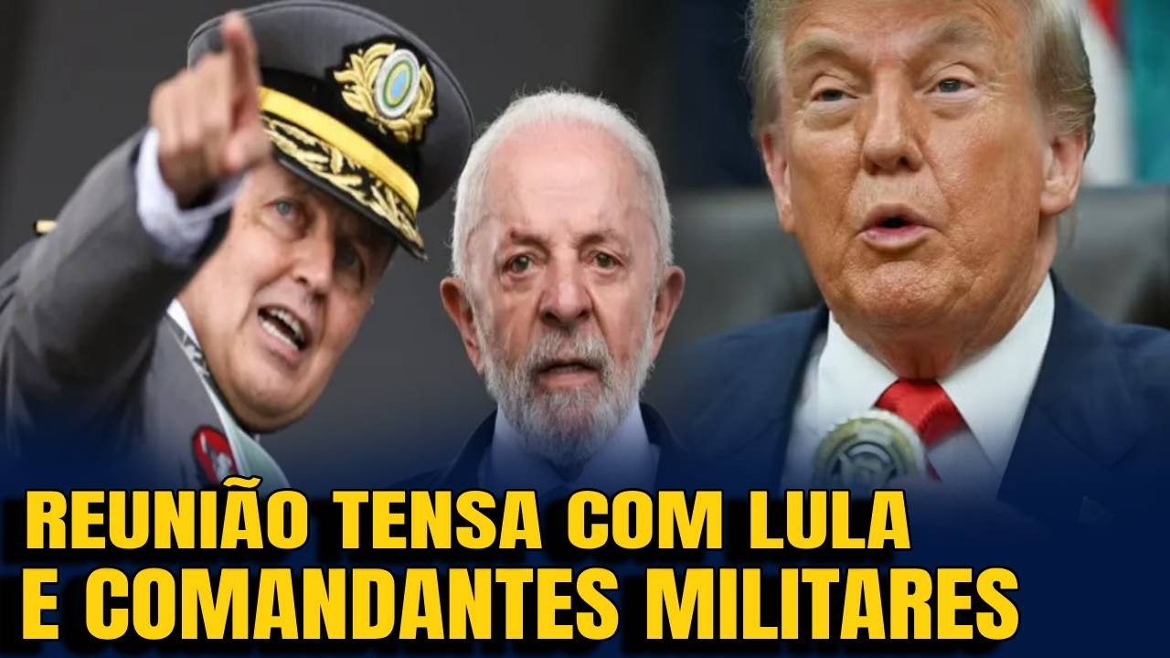 #2 LULA MARCA REUNIÃO COM COMANDANTES MILITARES QUE DUROU QUASE 2 HORAS   EDUARDO CRIA LINHA DE DENÚ