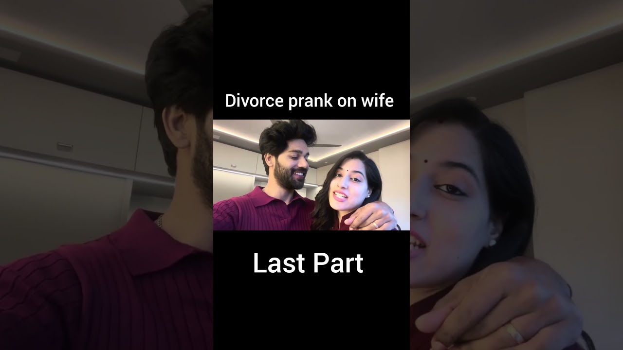 Divorce papers Prank on wife 💔ll she Fainted 🥺ll Rahul and Bhumi 