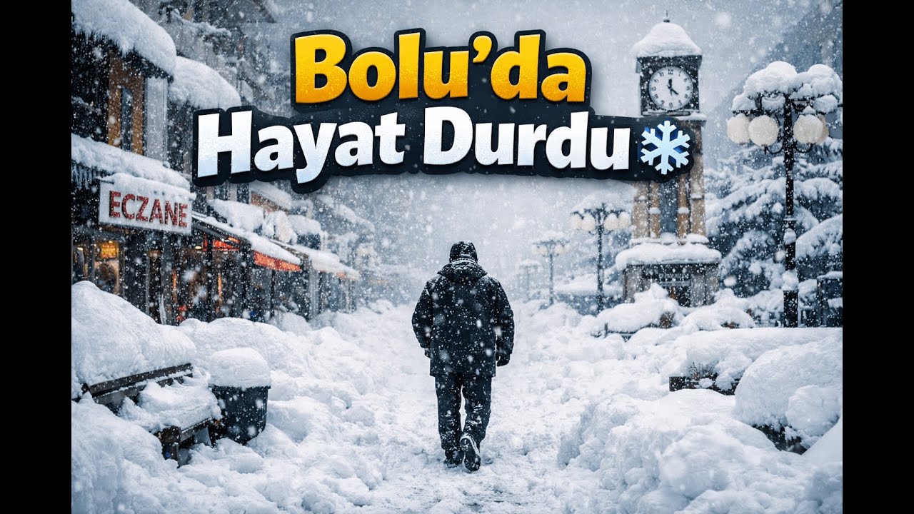 Bolu’da Hayat Durdu ❄️