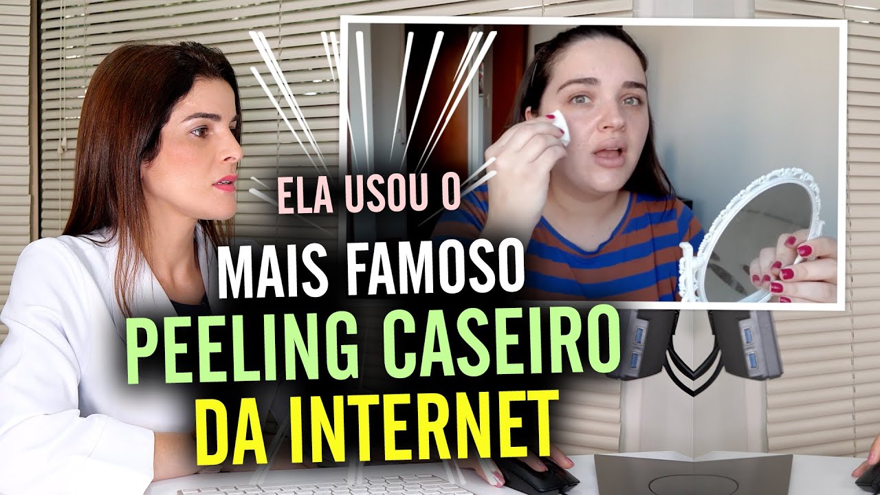 Esse Peeling Caseiro tem Resultado PROFISSIONAL na Pele - REACT