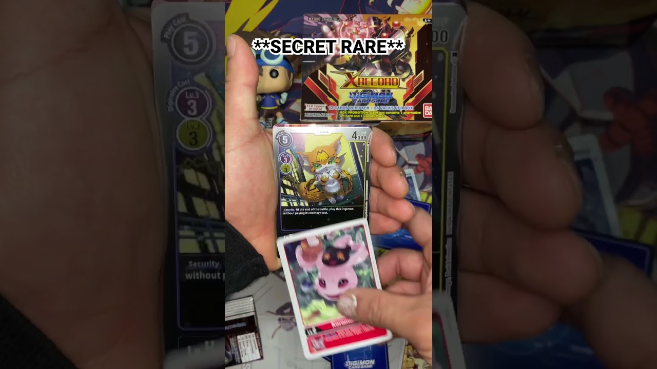 **SECRET RARE** ALT ART Digimon Pack #1067 #digimoncardgame BT 9