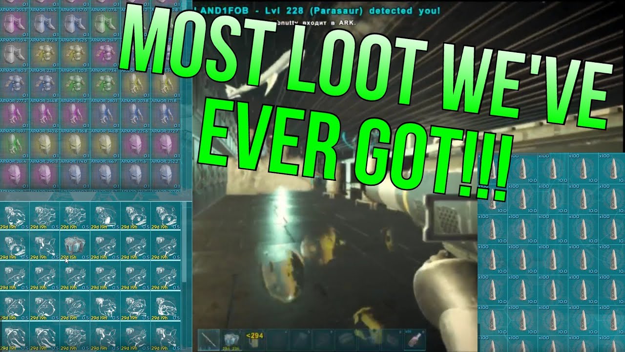 We Will Never Have To Farm Again! Online Wiping Stacked Pearl Cave! - Ark Survival Evolved- MTS Ep.7