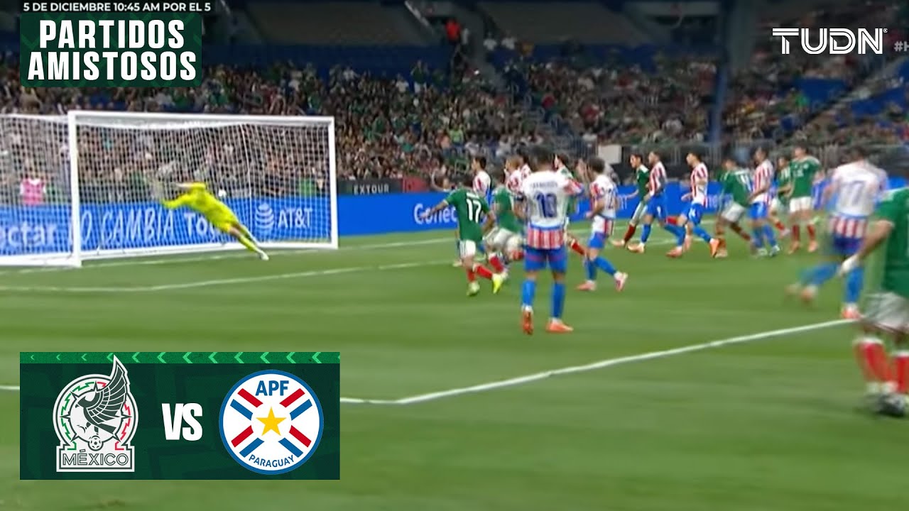 &iexcl;CERCA! Gilberto Mora casi hace un GOLAZO | M&eacute;xico vs Paraguay | Amistoso Internacional -  Amistoso