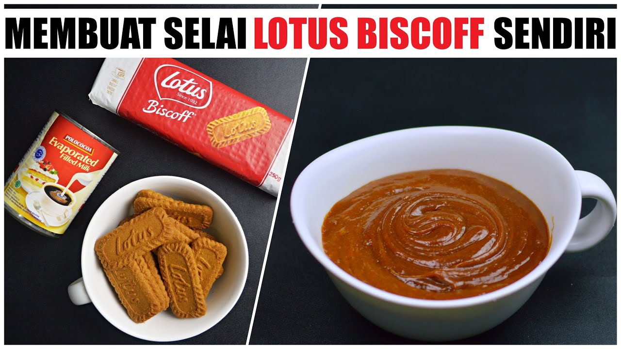 Cara Mudah Bikin Selai Lotus Biscoff KW
