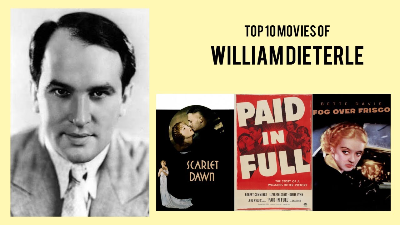 William Dieterle |  Top Movies by William Dieterle| Movies Directed by  William Dieterle