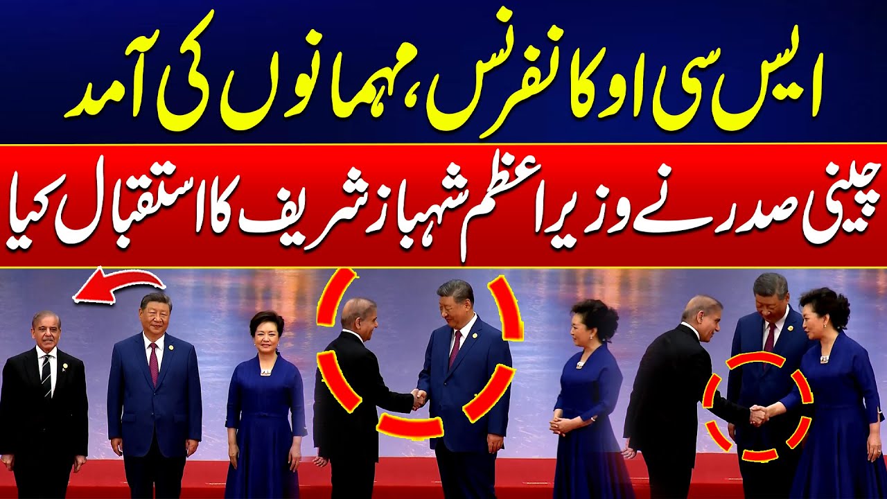 SCO Summit 2025: PM Shehbaz Receives Warm Welcome From Chinese President - 24 News HD