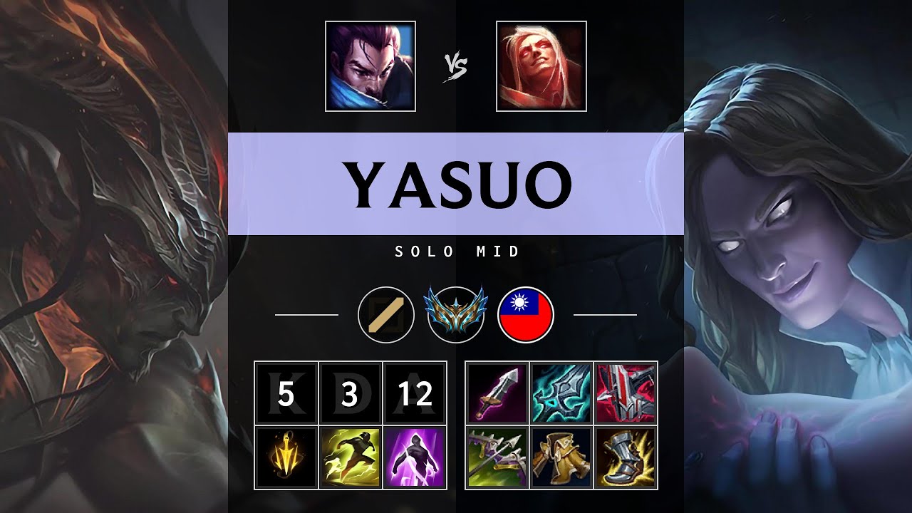 Yasuo Mid vs Vladimir - TW Challenger Patch 25.07