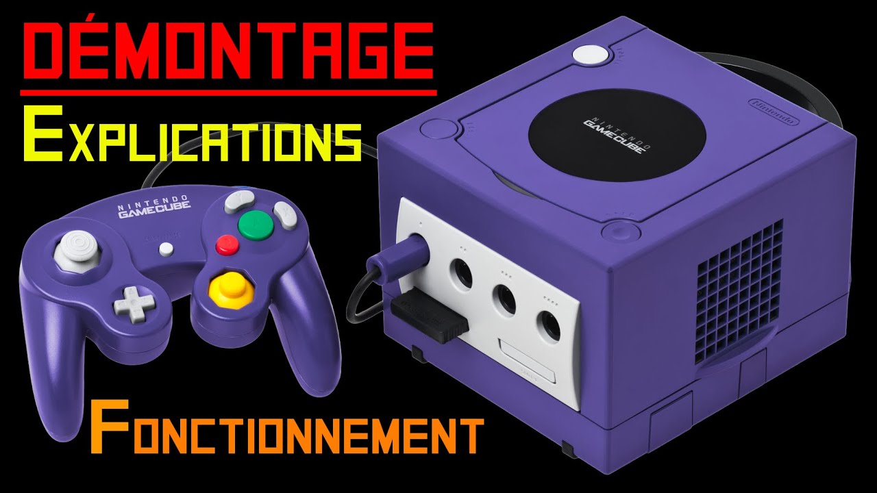 TUTO Gamecube : Démontage complet + Explication des pièces...