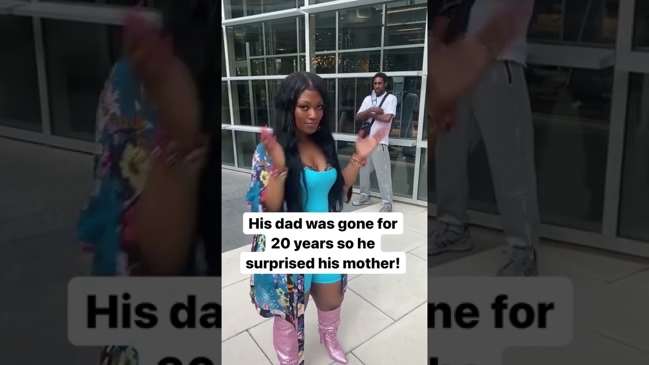 His dad was in prison 20 years so he decided to surprise his mother &hellip; But She Wasn&rsquo;t Too Happy