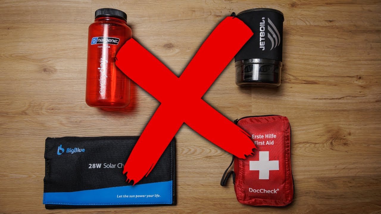 12 Dinge die Du NICHT brauchst! (Outdoorausr&uuml;stung)
