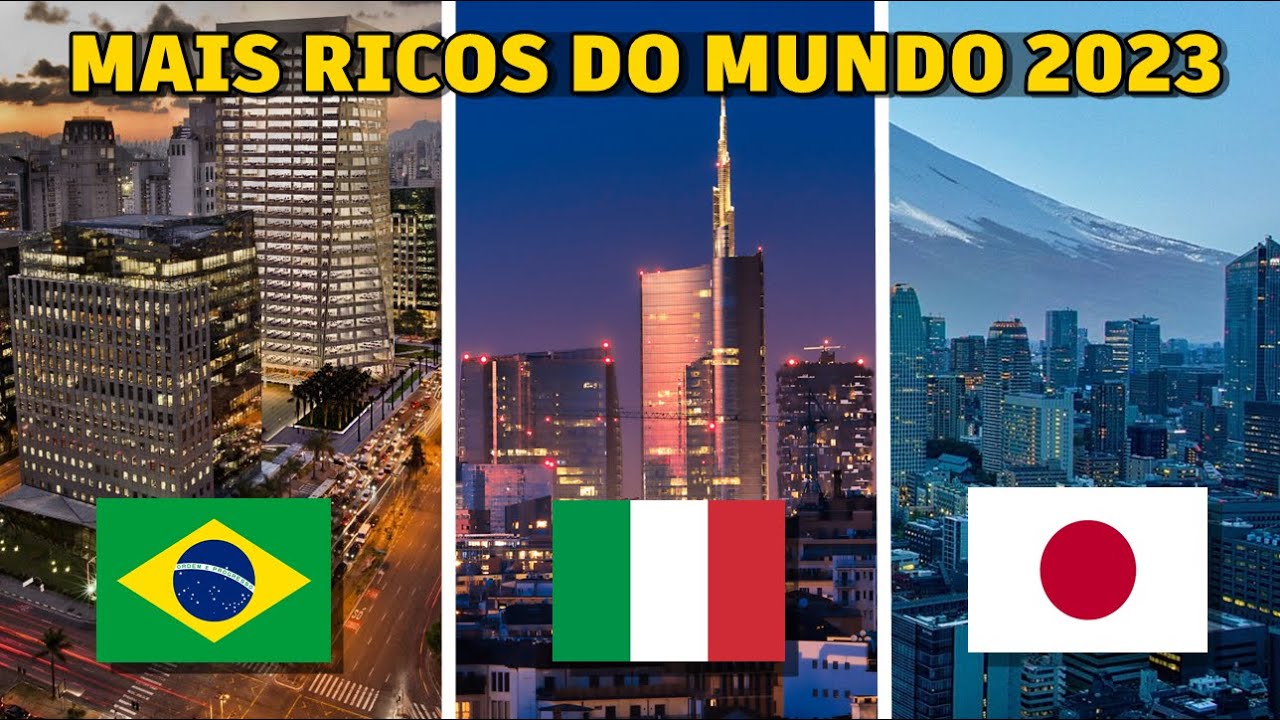 TOP 10 PAÍSES MAIS RICOS DO MUNDO 2023
