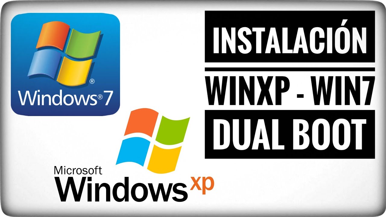 Cómo instalar Windows XP y Windows 7 en DUAL BOOT. Modo IDE / AHCI.
