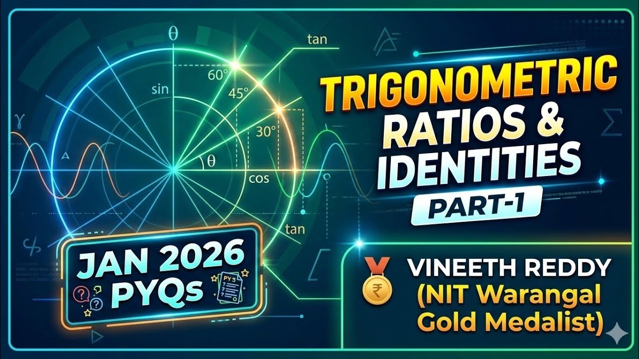JEE Main Trigonometry Questions | January 2026 PYQs | Part-1 #jeemains #trigonometry 