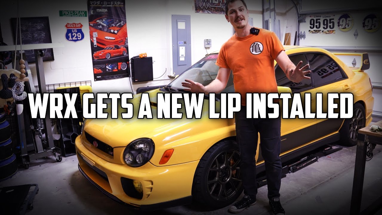 Subaru WRX Gets a New Front Lip Installed!