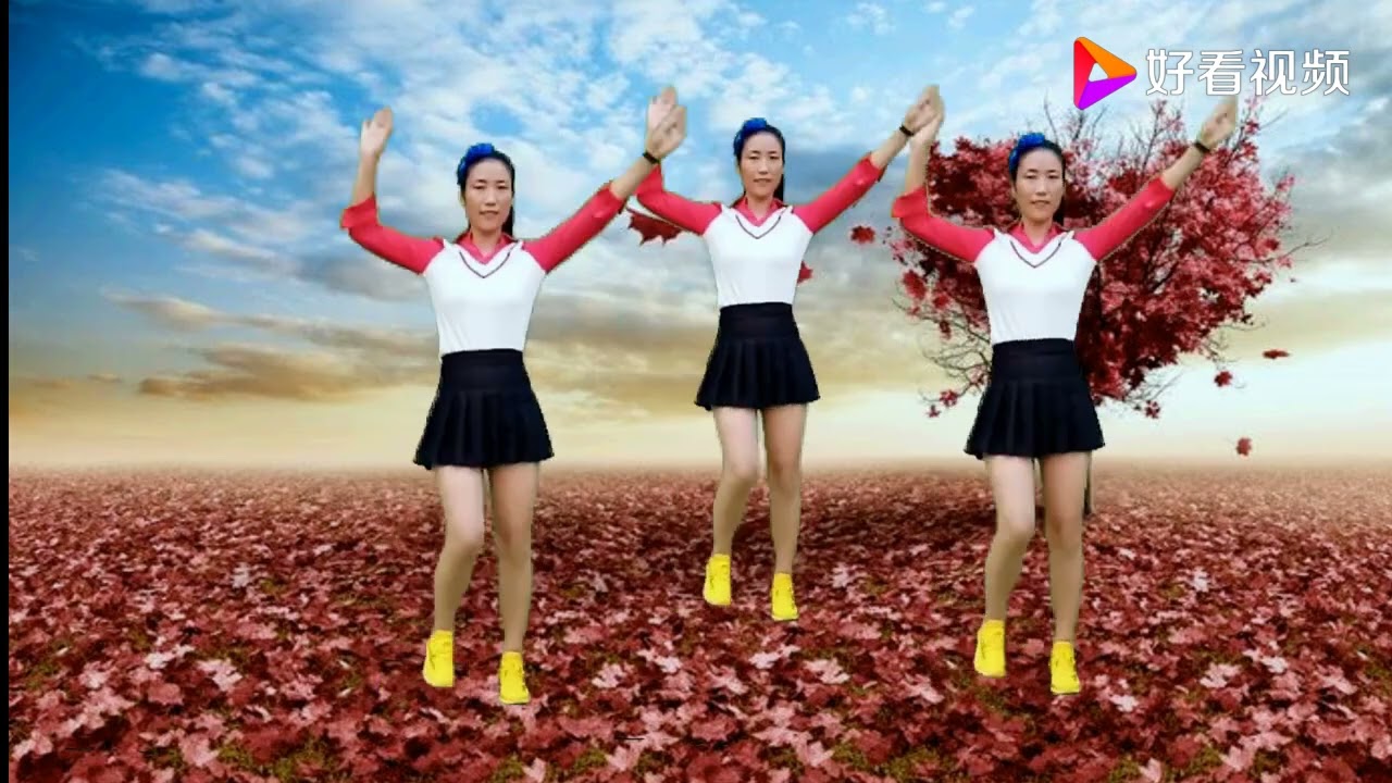 终于学会了这支广场舞，就因为喜欢这首情歌，太好听