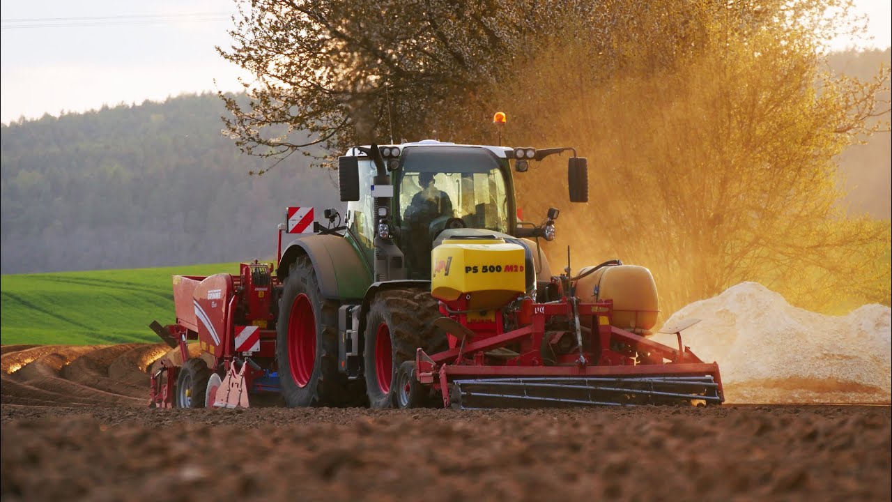 FENDT VARIO | GRIMME GL 420 | KARTOFFELN LEGEN | RHÖNER LANDTECHNIK